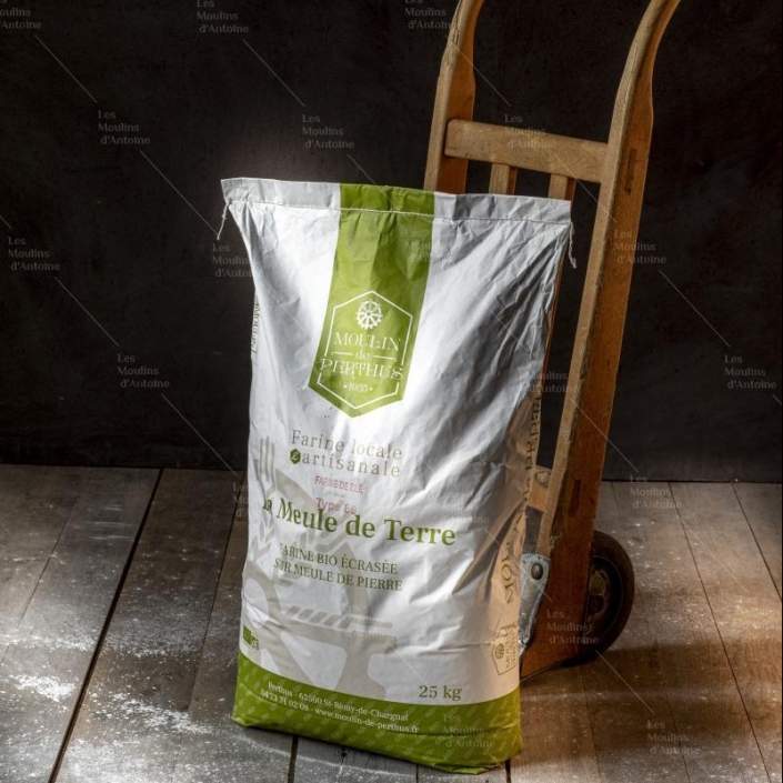 Sac de farine de meule Bio ©P.Soissons