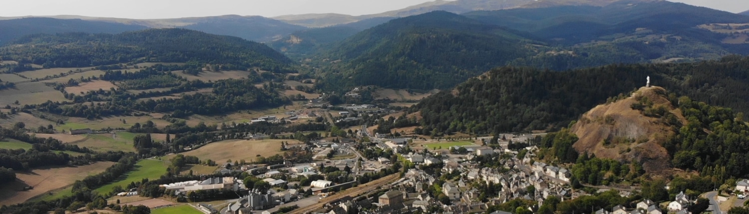 Ville du Murat vue du ciel@Léomédias